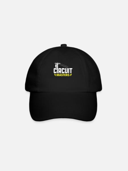 Circuit Masters - Elektroinstallateur - Baseballkappe - Schwarz/Schwarz
