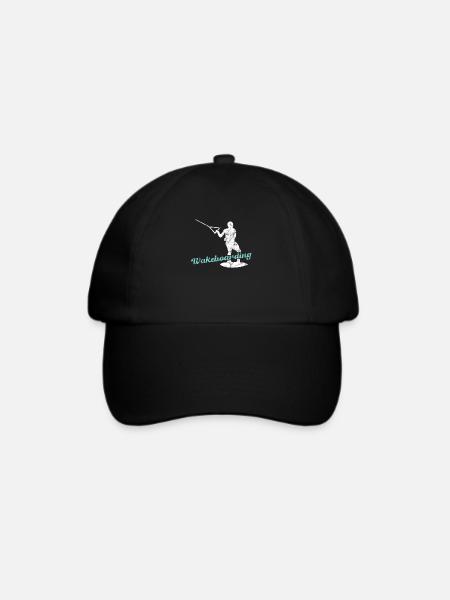 Wakeboarding - Baseballkappe - Schwarz/Schwarz