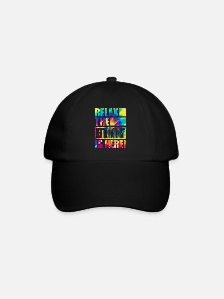 Dental Hygienist Lustiger Spruch - Baseballkappe - Schwarz/Schwarz