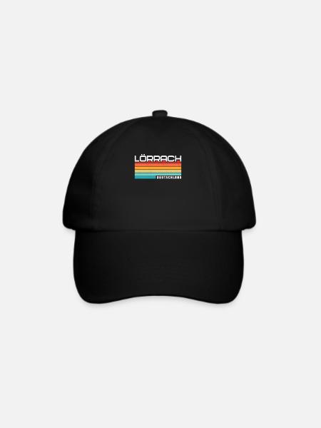 Lörracherin Lörracher Lörrach - Baseballkappe - Schwarz/Schwarz