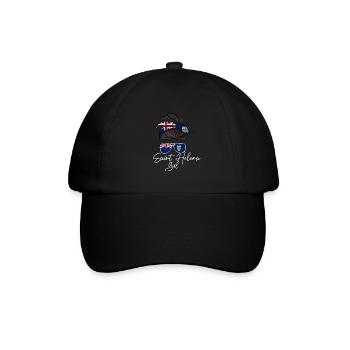 Saint Helena - Baseballkappe - Schwarz/Schwarz - Vorne