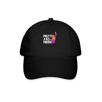 Feminismus Feministin - Baseballkappe - Schwarz/Schwarz - Vorne