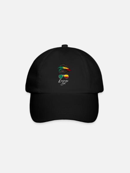 Benin - Baseballkappe - Schwarz/Schwarz