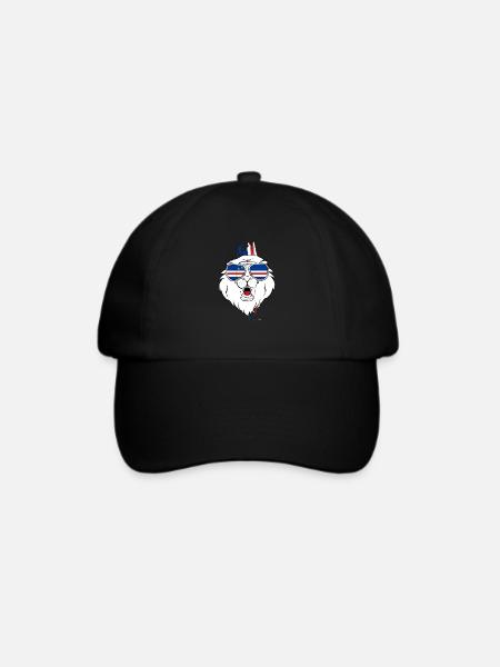 Cape Verde - Baseballkappe - Schwarz/Schwarz