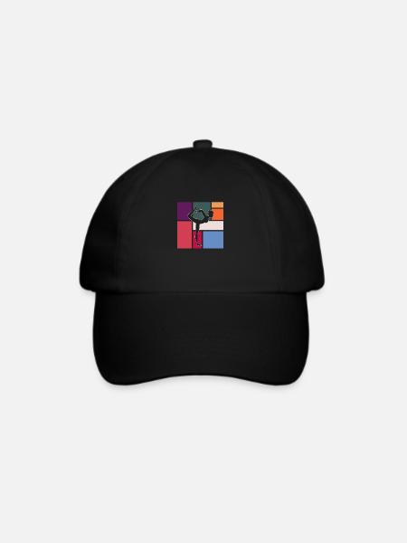 Tanzen - Baseballkappe - Schwarz/Schwarz