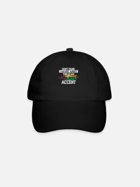 Kenia - Baseballkappe - Schwarz/Schwarz