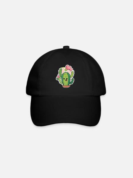 Kaktus Baby Kaktus Kakteen Kaktus Pflanze - Baseballkappe - Schwarz/Schwarz