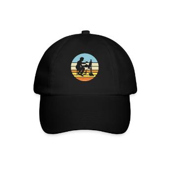 Künstler - Baseballkappe - Schwarz/Schwarz - Vorne