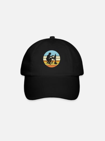 Künstler - Baseballkappe - Schwarz/Schwarz