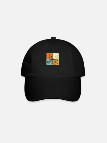 Gaming - Baseballkappe - Schwarz/Schwarz