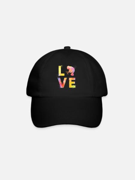 Seekuh liebe - Baseballkappe - Schwarz/Schwarz