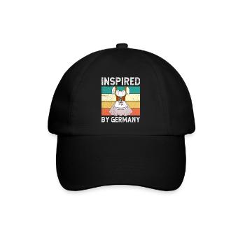 Dirndl Shirt Inspired by Germany Bayerische - Baseballkappe - Schwarz/Schwarz - Vorne
