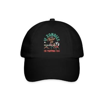 Zombie Lover Cosume for Funny Halloween - Baseballkappe - Schwarz/Schwarz - Vorne