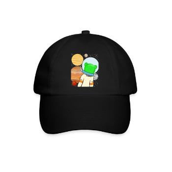 Gummibärchen im Weltraum - Baseballkappe - Schwarz/Schwarz - Vorne