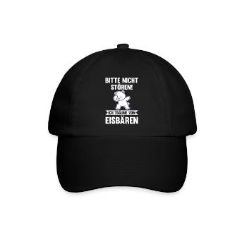 Eisbär Eisbären - Baseballkappe - Schwarz/Schwarz - Vorne