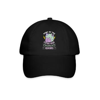 Zombie-katze Untote Kitty Horror Meow Creepy - Baseballkappe - Schwarz/Schwarz - Vorne
