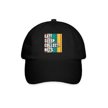 NFT - Baseballkappe - Schwarz/Schwarz - Vorne