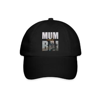 Mumbai Indien Souvenir - Baseballkappe - Schwarz/Schwarz - Vorne