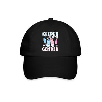 Hüter des Geschlechts - Baseballkappe - Schwarz/Schwarz - Vorne