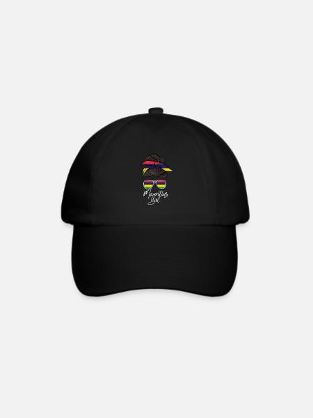 Mauritius - Baseballkappe - Schwarz/Schwarz