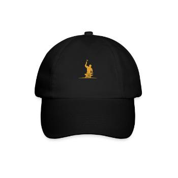 Schmied - Baseballkappe - Schwarz/Schwarz - Vorne