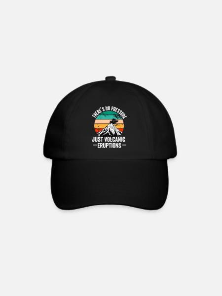 Vulkanologe, Vulkanologie, Geologe, Geologie - Baseballkappe - Schwarz/Schwarz