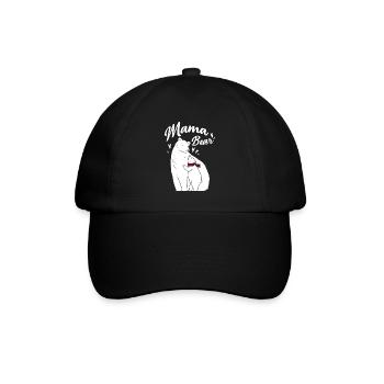 Mama Bear - Baseballkappe - Schwarz/Schwarz - Vorne