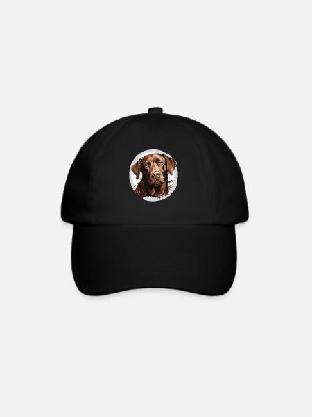 Labrador - Baseballkappe - Schwarz/Schwarz