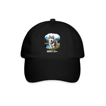 Husky - Baseballkappe - Schwarz/Schwarz - Vorne