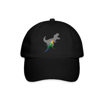 T-Rex shadow parrot - Baseballkappe - Schwarz/Schwarz - Vorne