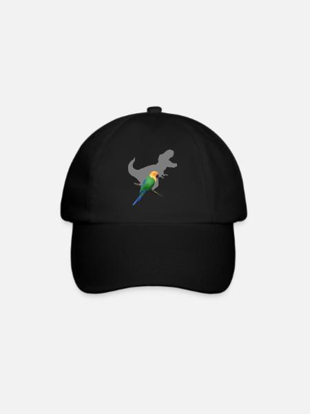 T-Rex shadow parrot - Baseballkappe - Schwarz/Schwarz