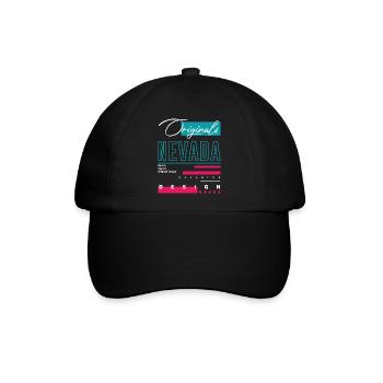 Nevada - Baseballkappe - Schwarz/Schwarz - Vorne