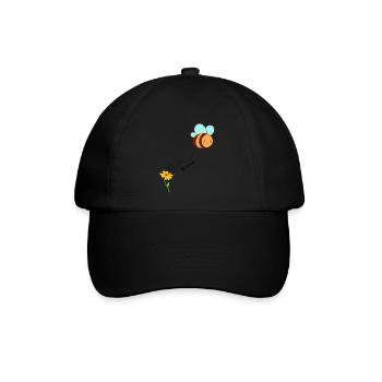 Sei frei! Motivationsdesign, um den Weg fortzusetzen - Baseballkappe - Schwarz/Schwarz - Vorne