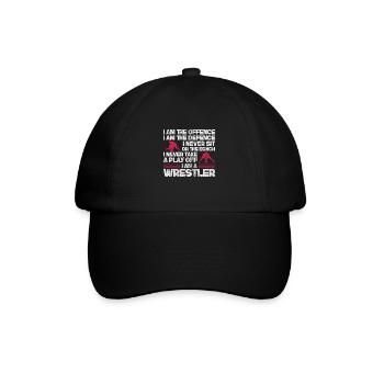 Wrestling - Baseballkappe - Schwarz/Schwarz - Vorne