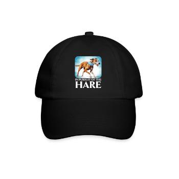 Greyhound Racing Dog Breed Race Greyhound Owner - Baseballkappe - Schwarz/Schwarz - Vorne