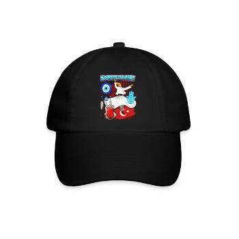 Türkei, Derwische, Türkischer Tee, Türkisches Auge - Baseballkappe - Schwarz/Schwarz - Vorne