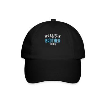 Brother Gifts - Baseballkappe - Schwarz/Schwarz - Vorne