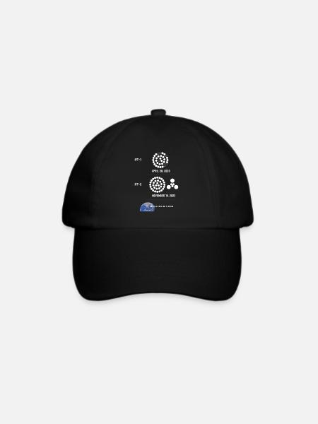 Triebwerkstelemetrie des Starship-Starts im November - Baseballkappe - Schwarz/Schwarz