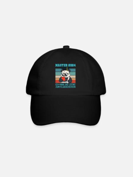 Masterabschluss Master 2024 Lizenz zum - Baseballkappe - Schwarz/Schwarz