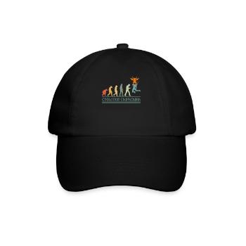 Kryptozoologen Chupacabra-Kreaturen Vintage - Baseballkappe - Schwarz/Schwarz - Vorne