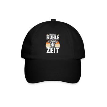 Landwirt Milchbauer Kuhbauer Lustiger Spruch Kuh - Baseballkappe - Schwarz/Schwarz - Vorne
