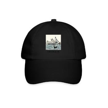 Venezia - Baseballkappe - Schwarz/Schwarz - Vorne
