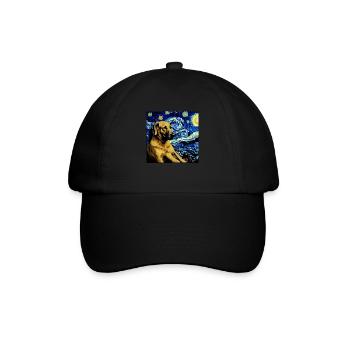 Deutscher Schäferhund Lustiger Hund Beliebtes - Baseballkappe - Schwarz/Schwarz - Vorne