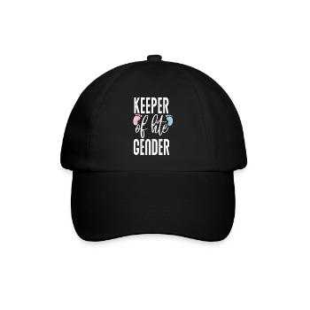 Hüter des Geschlechts - Baseballkappe - Schwarz/Schwarz - Vorne