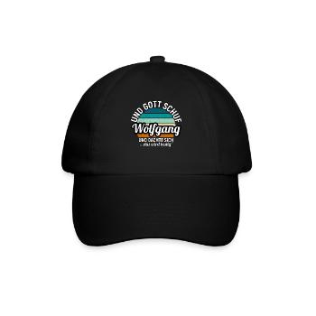 Wolfgang - Baseballkappe - Schwarz/Schwarz - Vorne