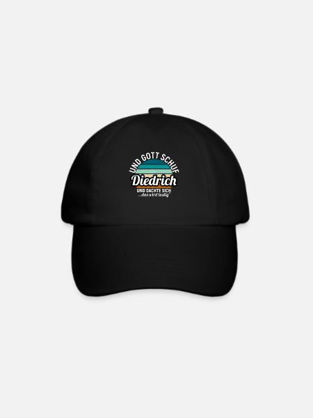 Dieter - Baseballkappe - Schwarz/Schwarz