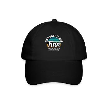 Frank - Baseballkappe - Schwarz/Schwarz - Vorne