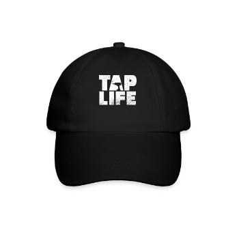 Ahornzapfer Sirup Männer Frauen Herbst - Baseballkappe - Schwarz/Schwarz - Vorne