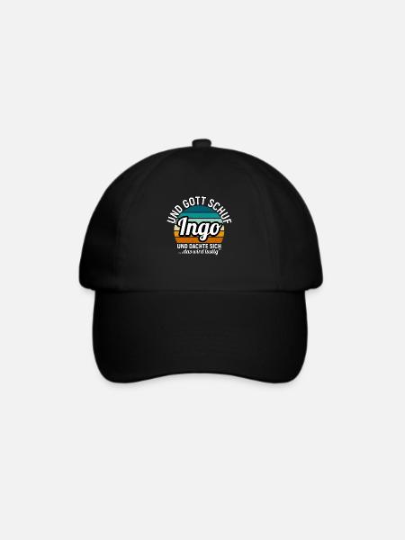 Ingo - Baseballkappe - Schwarz/Schwarz