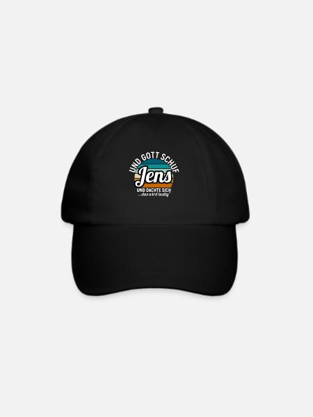 Jens - Baseballkappe - Schwarz/Schwarz